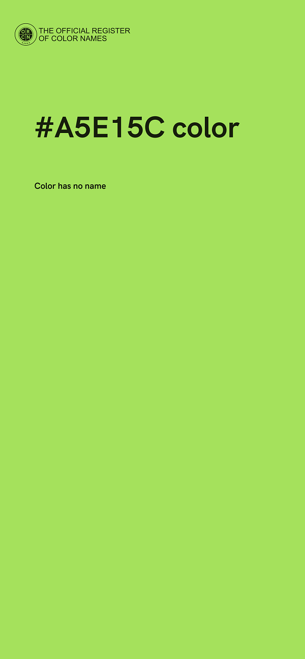 #A5E15C color image