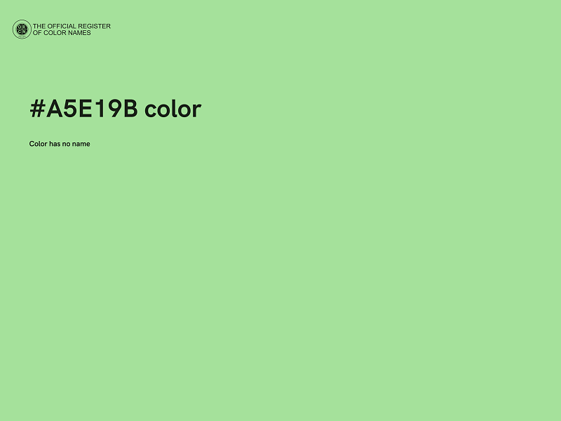 #A5E19B color image