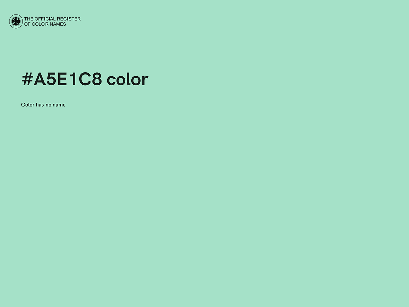 #A5E1C8 color image