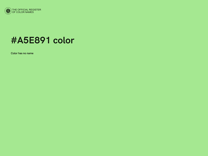 #A5E891 color image