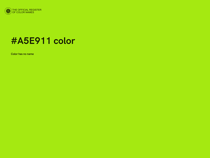 #A5E911 color image