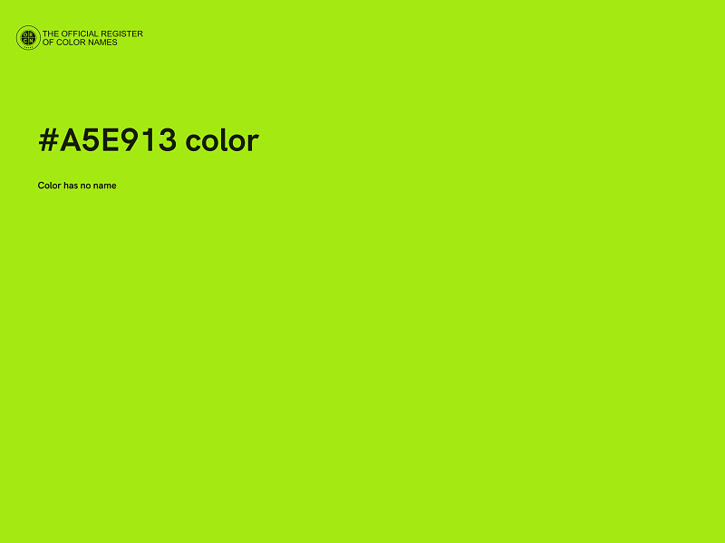 #A5E913 color image