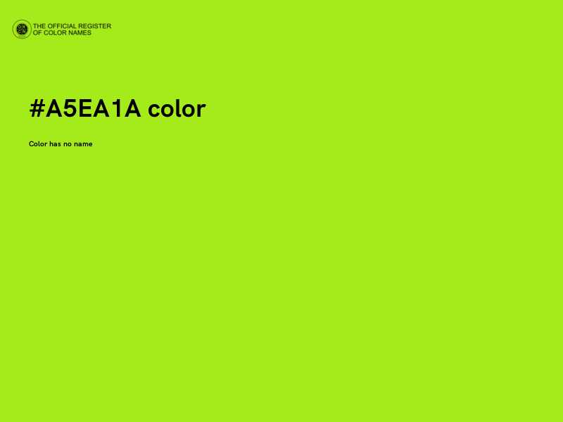#A5EA1A color image