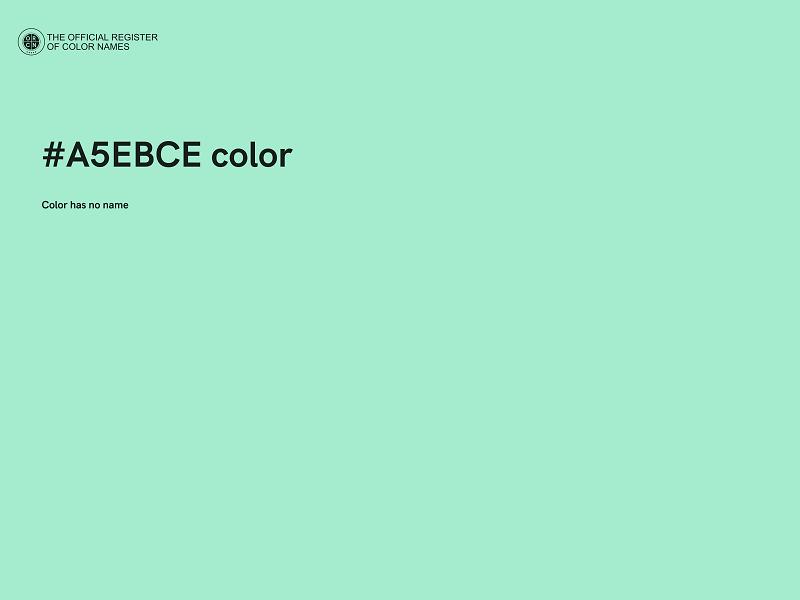 #A5EBCE color image