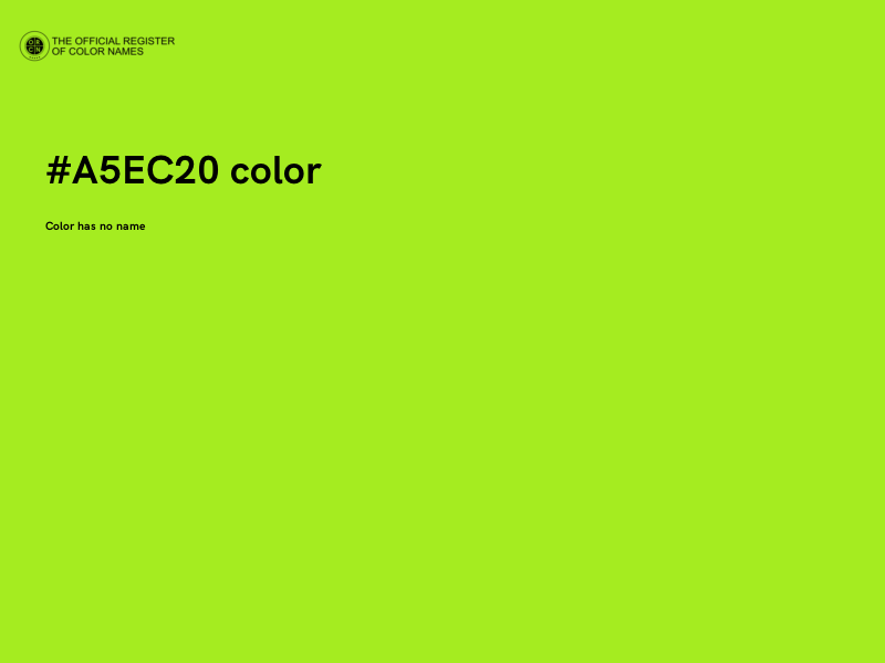 #A5EC20 color image