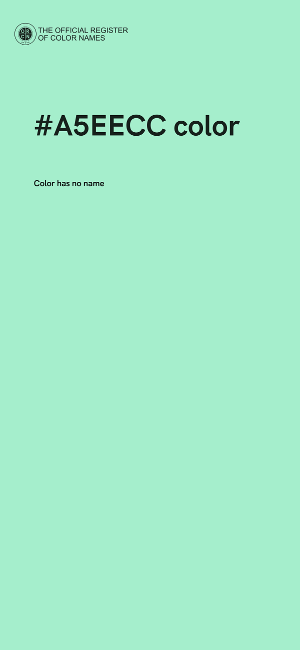 #A5EECC color image