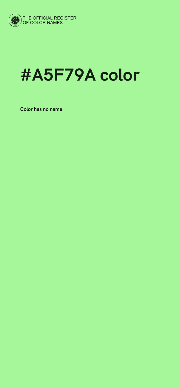 #A5F79A color image