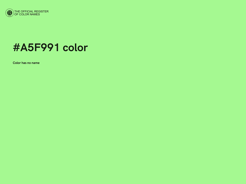 #A5F991 color image