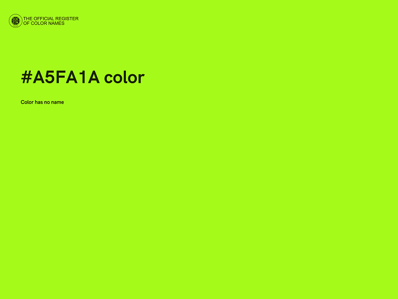 #A5FA1A color image