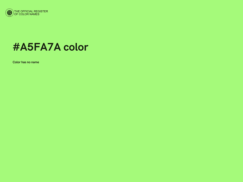 #A5FA7A color image