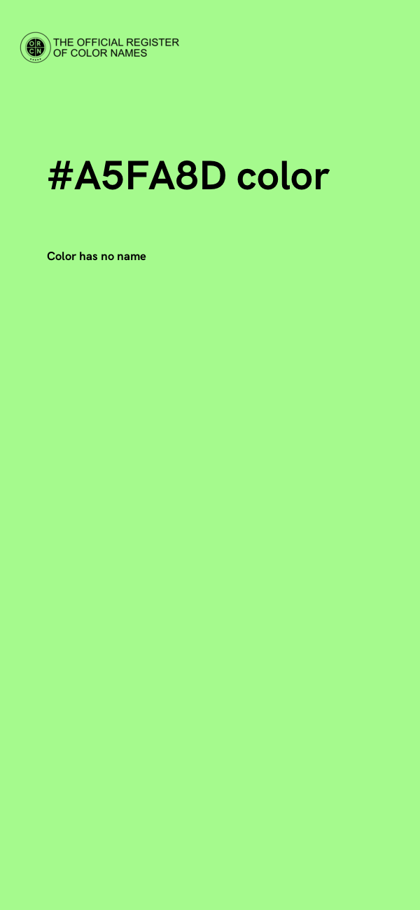 #A5FA8D color image