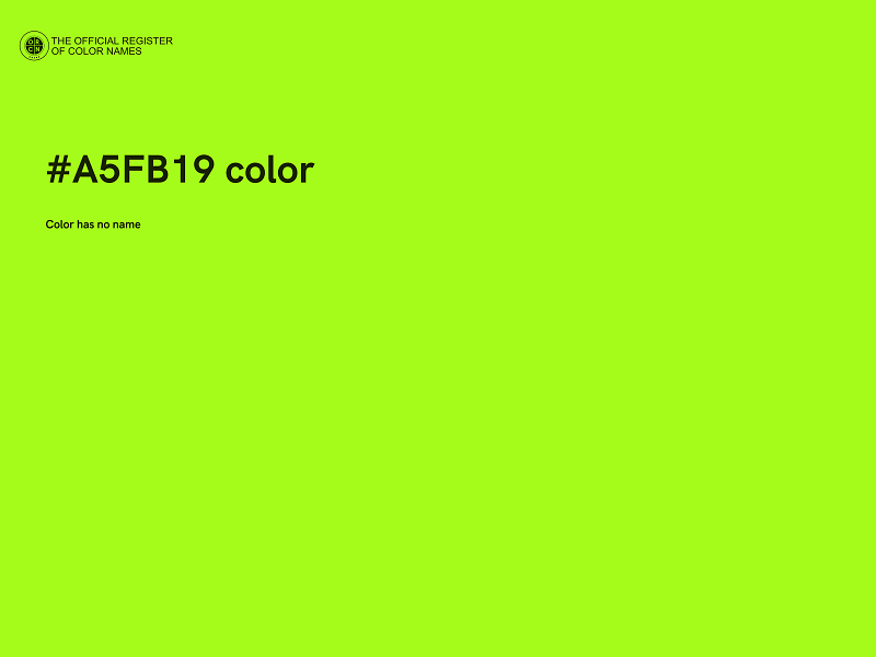 #A5FB19 color image