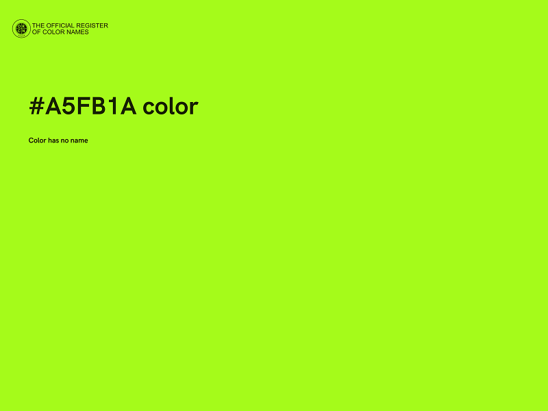 #A5FB1A color image