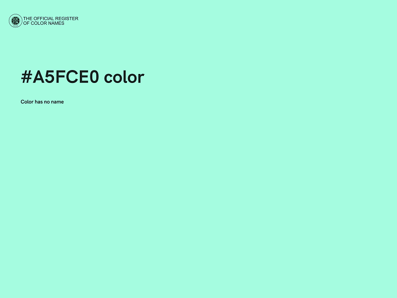 #A5FCE0 color image