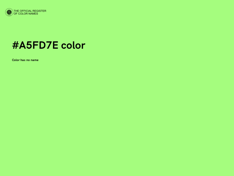 #A5FD7E color image