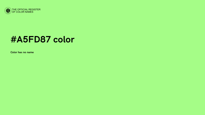 #A5FD87 color image