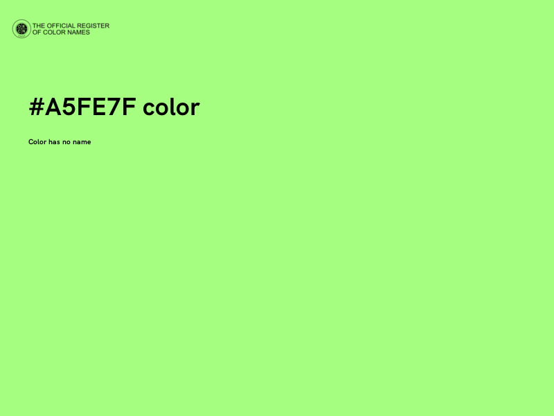 #A5FE7F color image