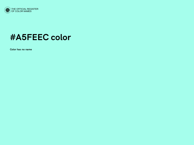 #A5FEEC color image