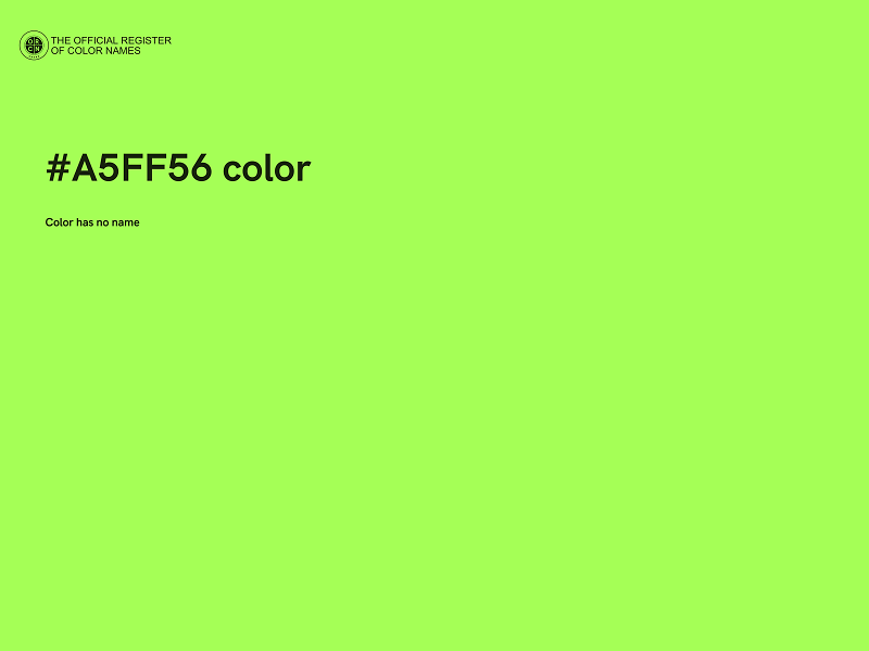 #A5FF56 color image