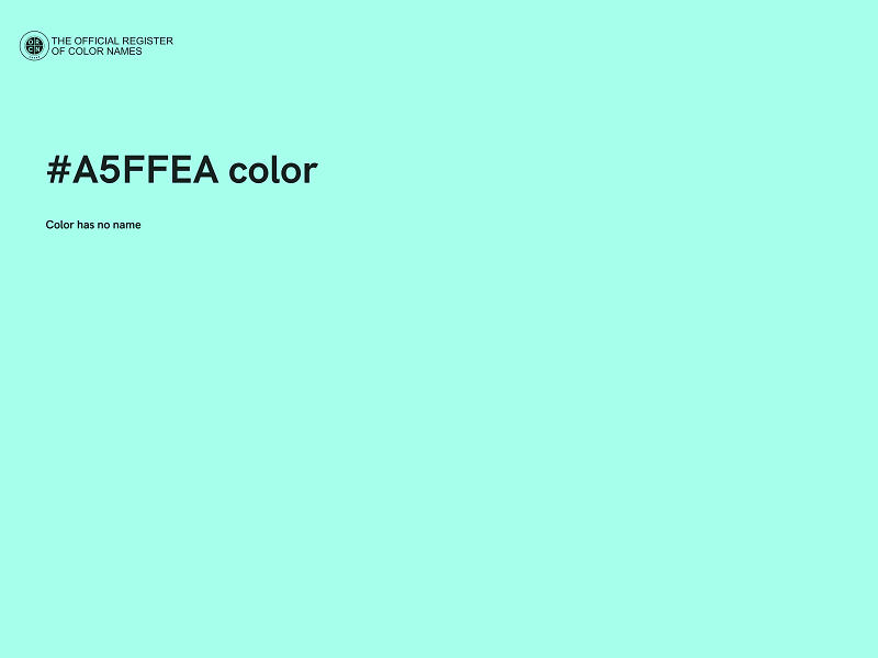 #A5FFEA color image