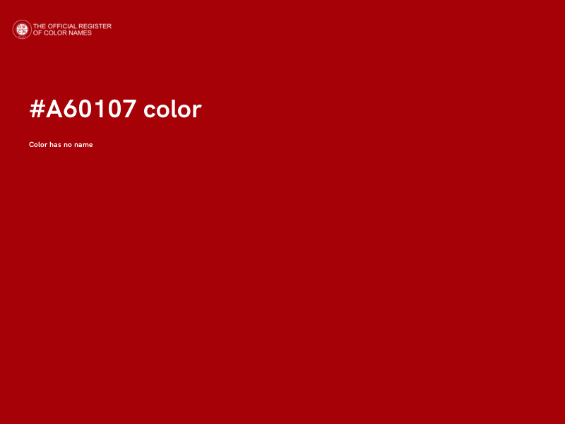 #A60107 color image