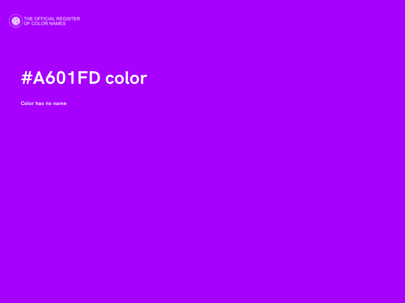 #A601FD color image