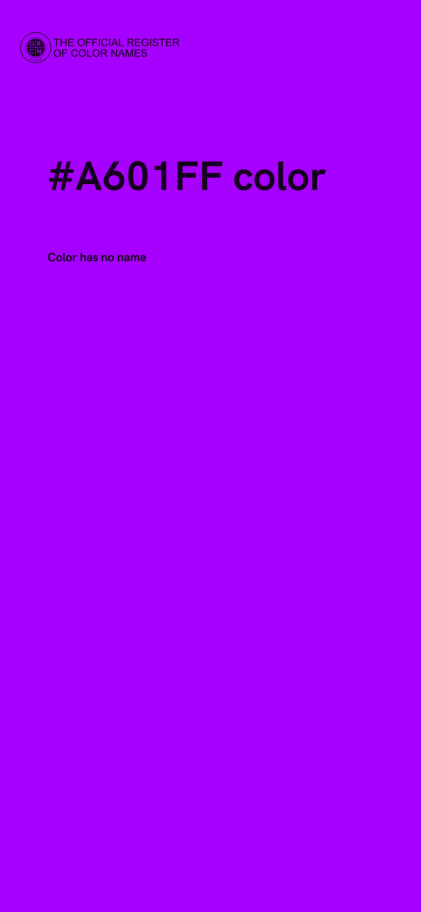 #A601FF color image