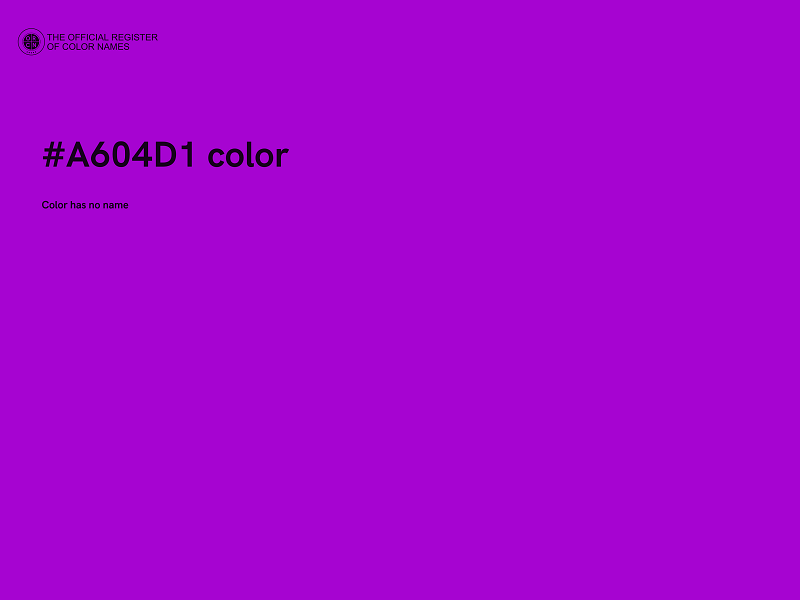 #A604D1 color image