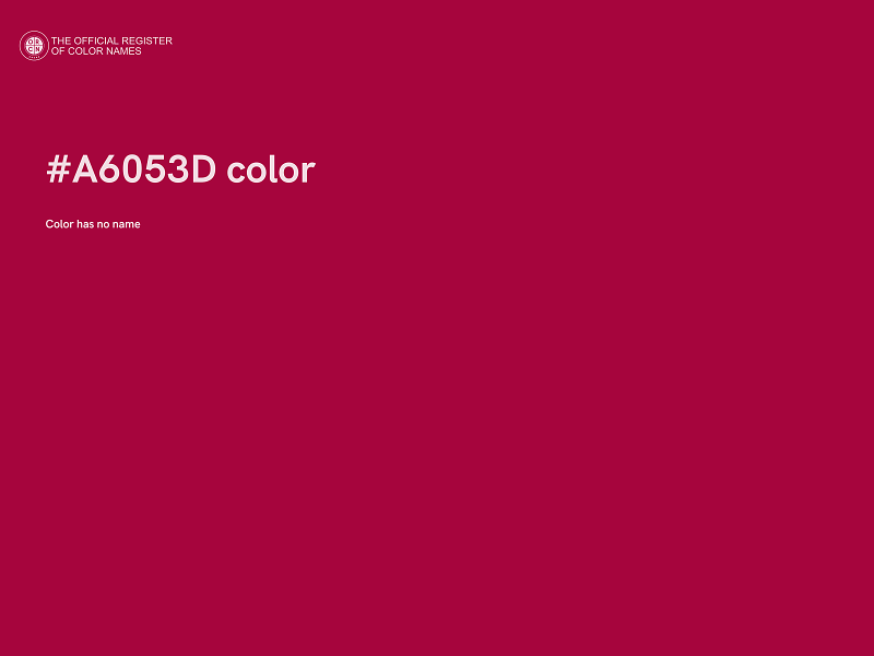 #A6053D color image