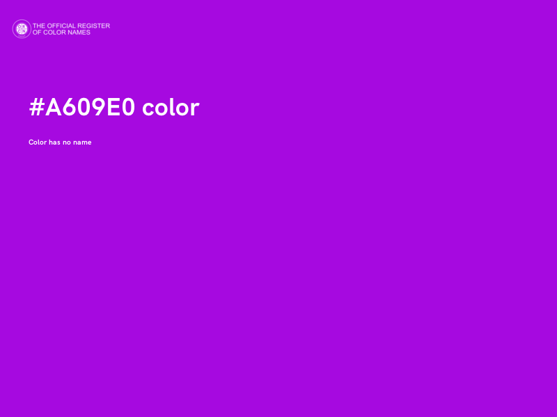 #A609E0 color image