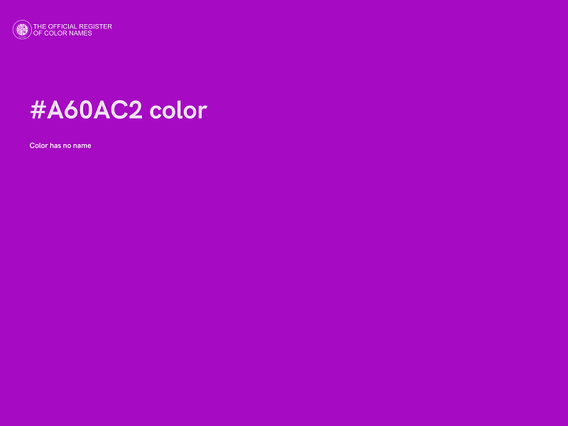 #A60AC2 color image