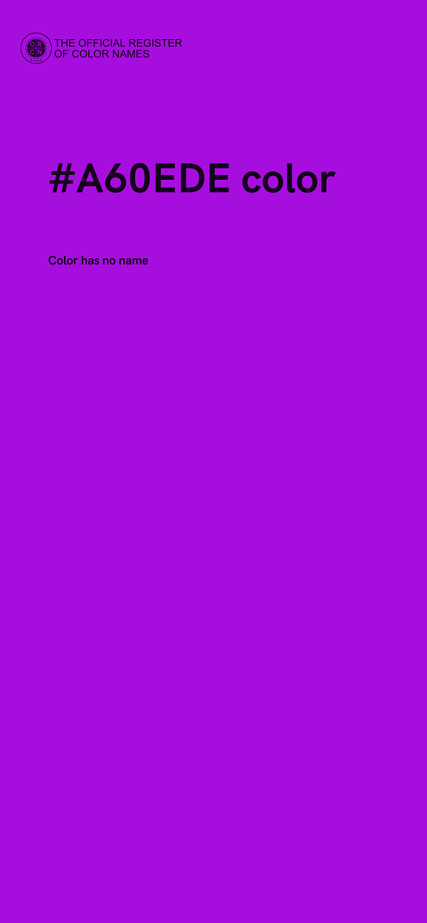 #A60EDE color image