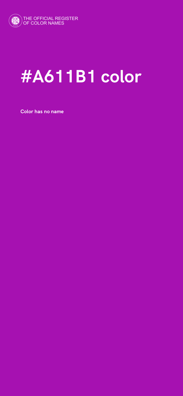 #A611B1 color image