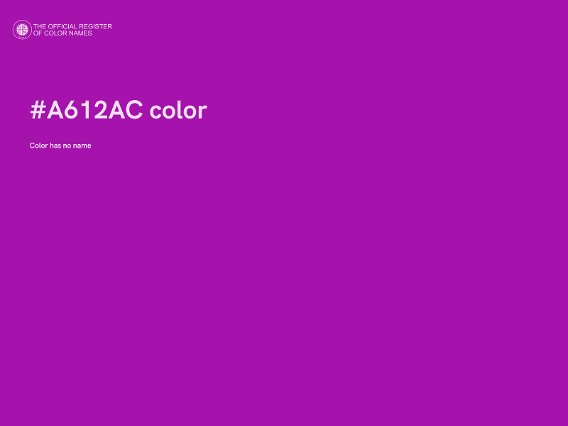 #A612AC color image