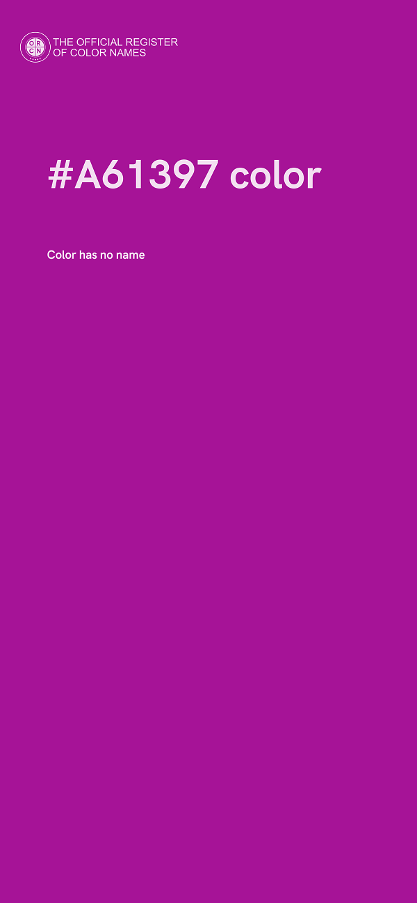 #A61397 color image