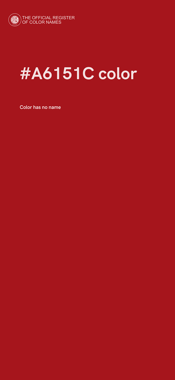 #A6151C color image