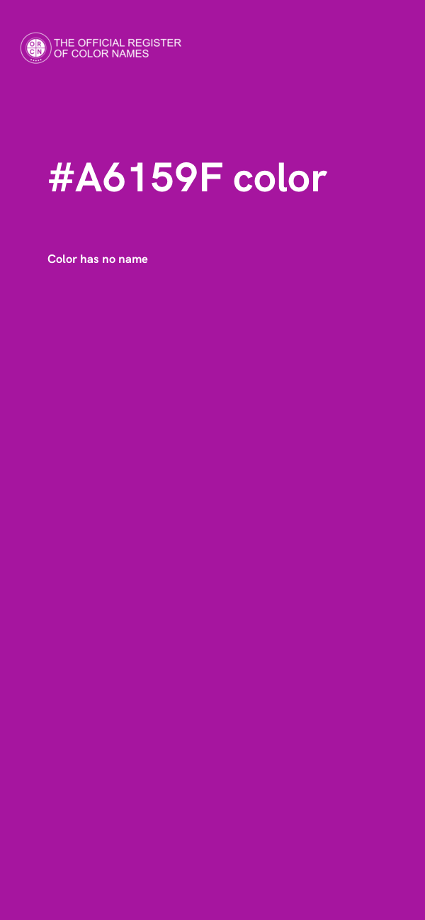 #A6159F color image