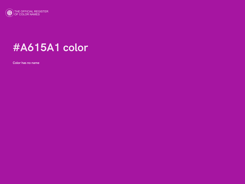 #A615A1 color image