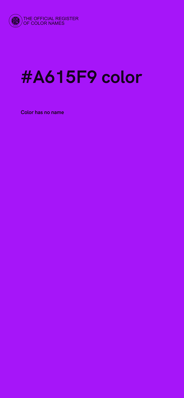 #A615F9 color image