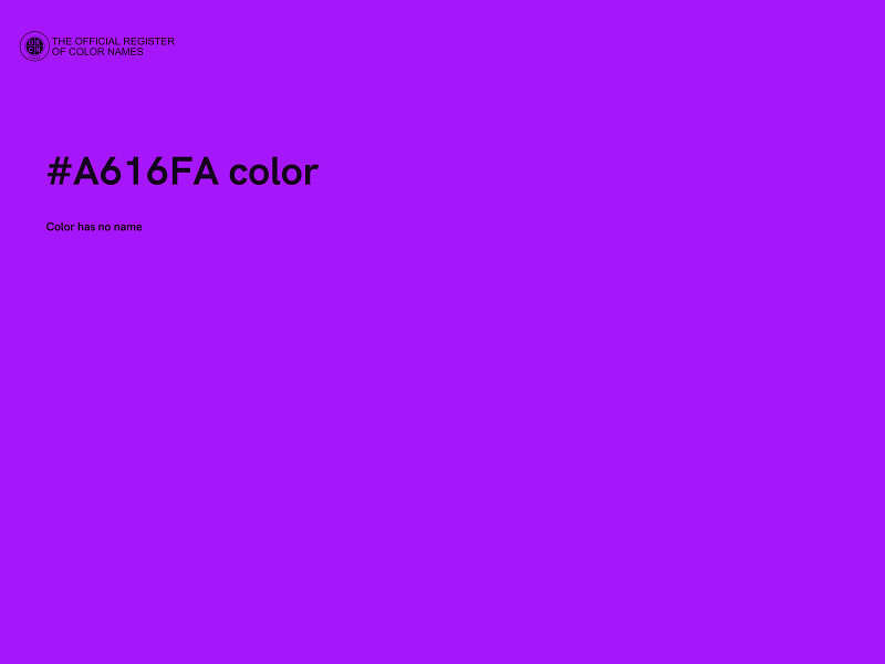 #A616FA color image
