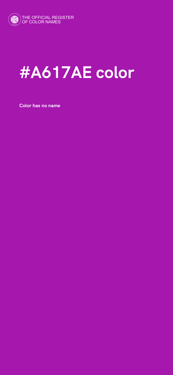 #A617AE color image