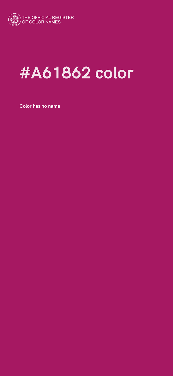 #A61862 color image