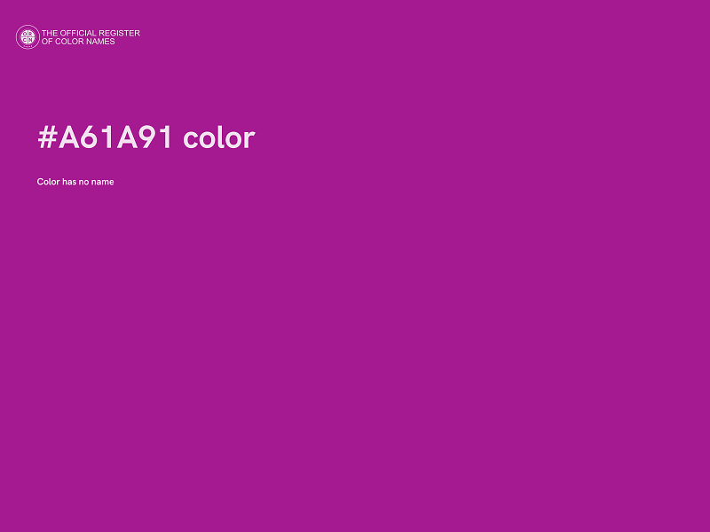 #A61A91 color image