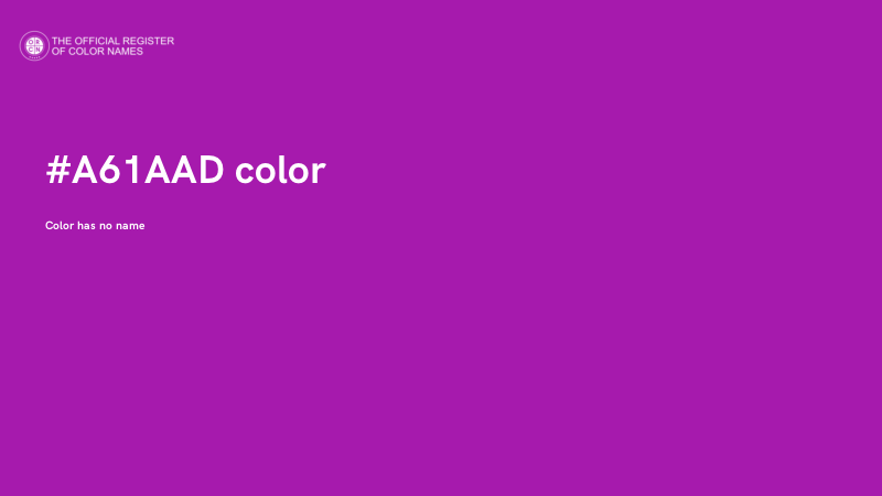 #A61AAD color image