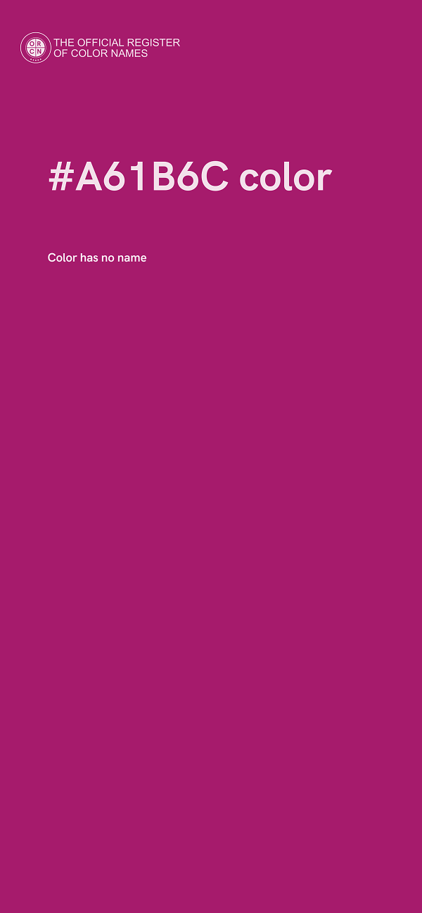 #A61B6C color image