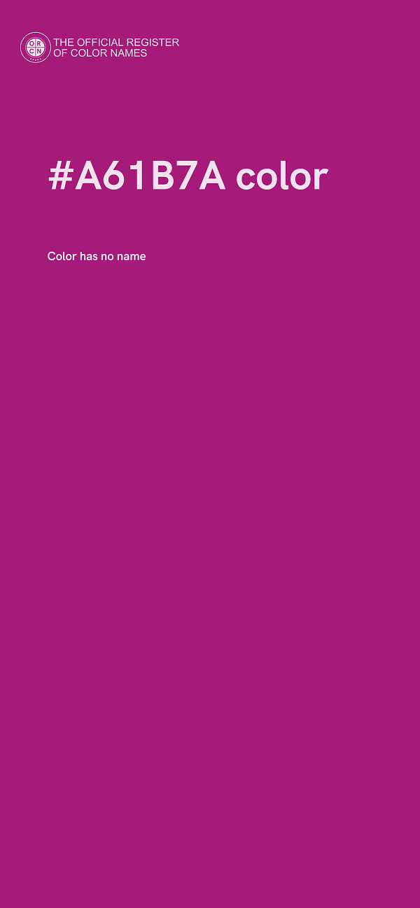 #A61B7A color image