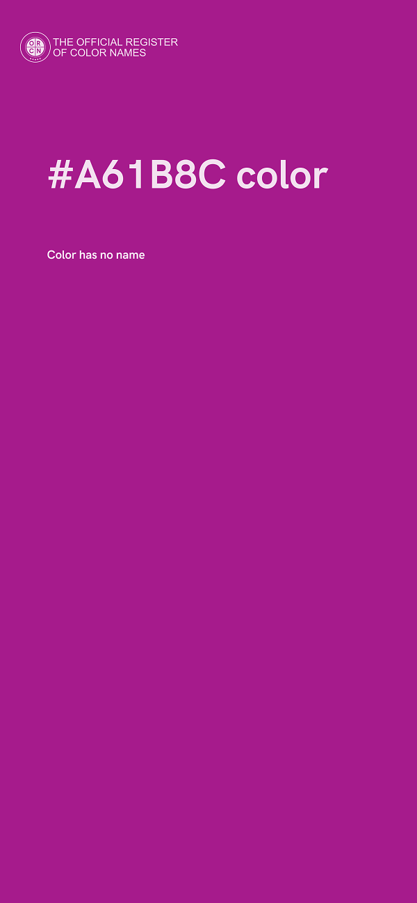 #A61B8C color image