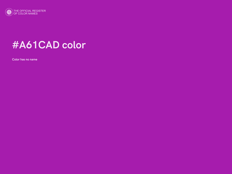 #A61CAD color image