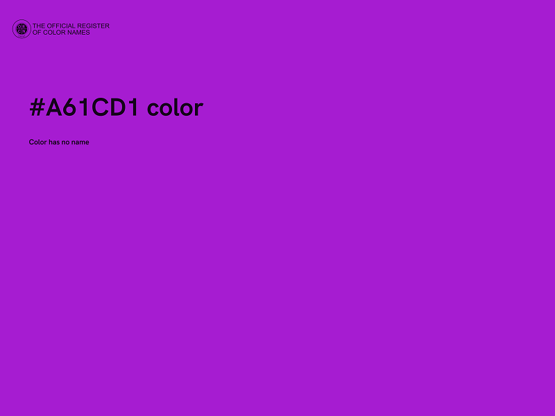 #A61CD1 color image