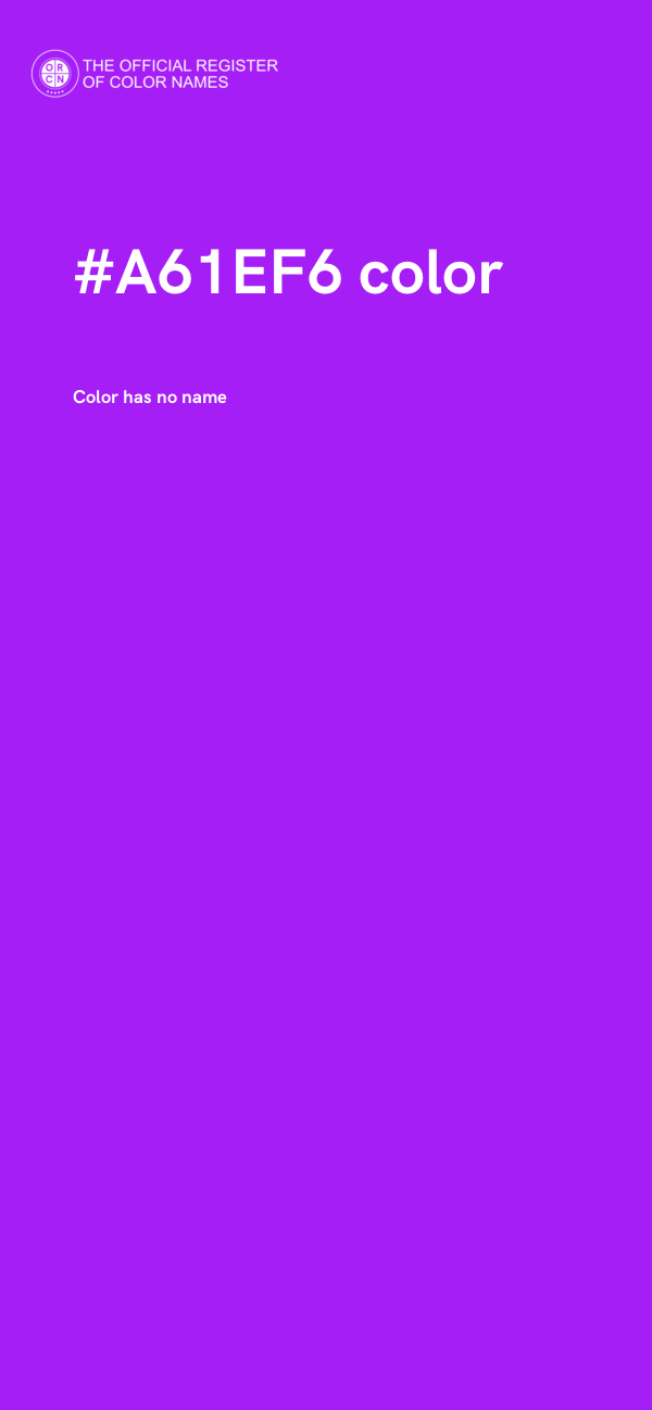 #A61EF6 color image